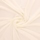 Coupon 3m Tissu Jersey Côtelé Uni Ecru 