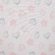 Coupon 3m Tissu French Terry Imprimé Digital Ballon Ecru