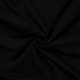 Coupon 3m Tissu Jogging Uni Noir 