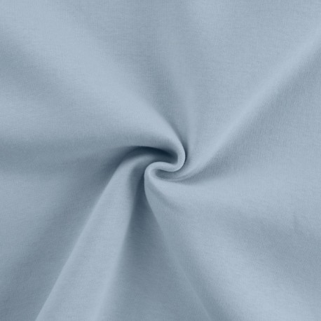 Coupon 3m Tissu Jogging Lourd Bleu Clair