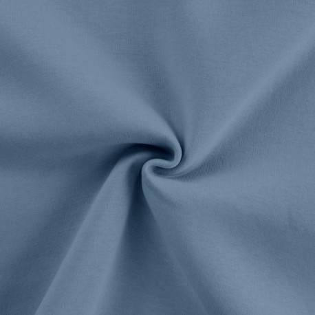 Coupon 3m Tissu Jogging Lourd Bleu