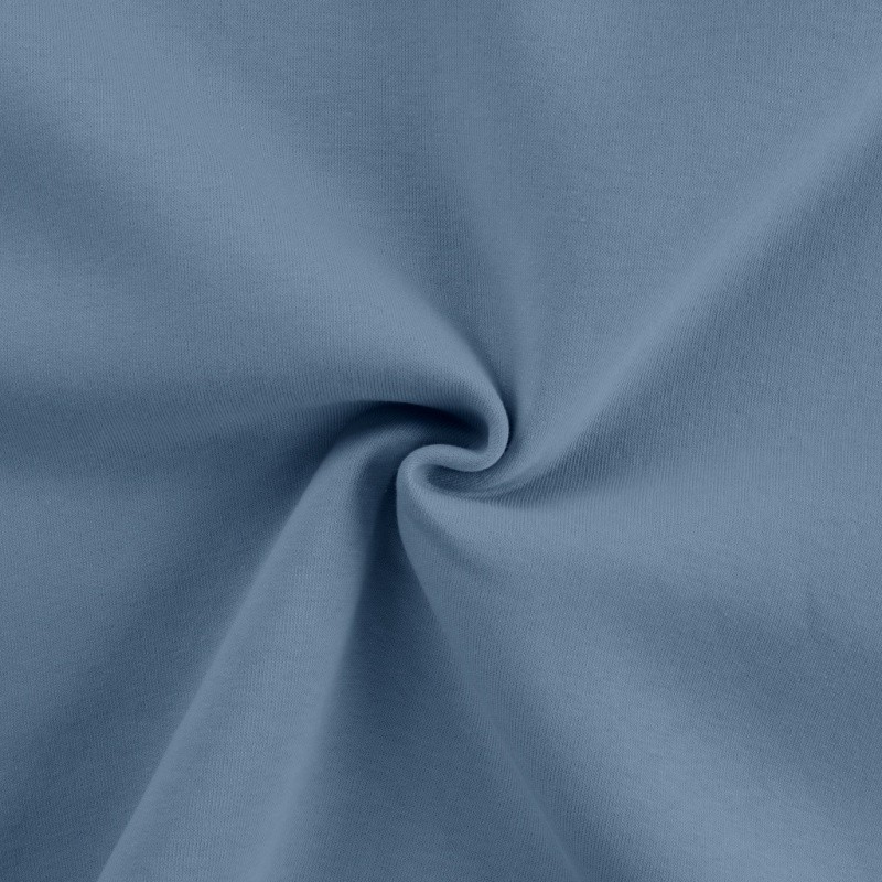 Coupon 3m Tissu Jogging Lourd Bleu