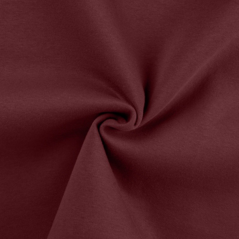 Coupon 3m Tissu Jogging Lourd Bordeaux