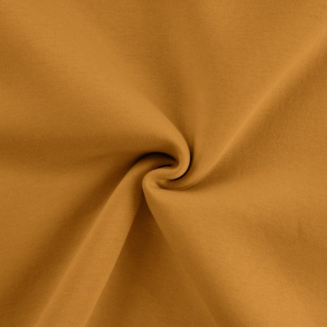 Coupon 3m Tissu Jogging Lourd Ocre 