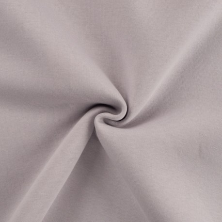 Coupon 3m Tissu Jogging Lourd Gris Perle 