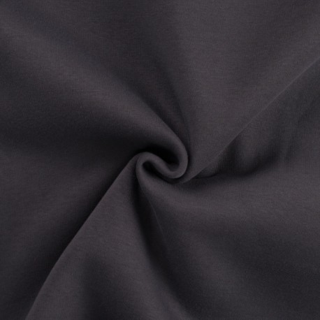 Coupon 3m Tissu Jogging Lourd Anthracite