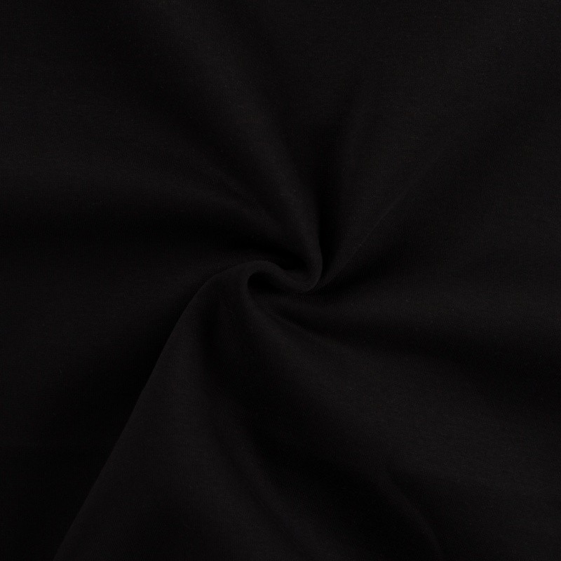 Coupon 3m Tissu Jogging Lourd Noir 
