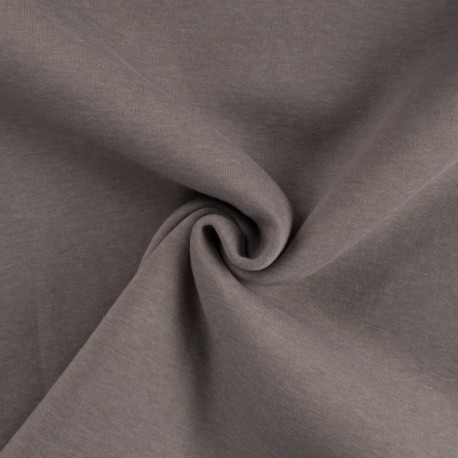 Coupon 3m Tissu Jogging Lourd Gris Chiné
