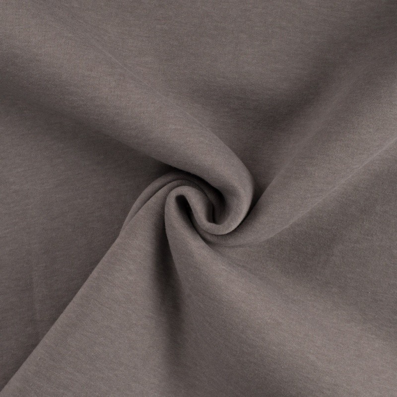 Coupon 3m Tissu Jogging Lourd Gris Chiné