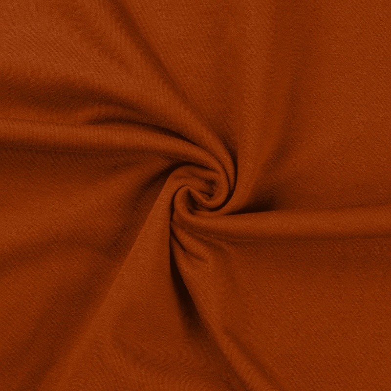 Coupon 3m Tissu Jogging Cognac 