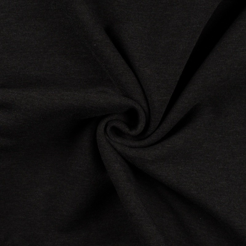 Coupon 3m Tissu Jogging Anthracite