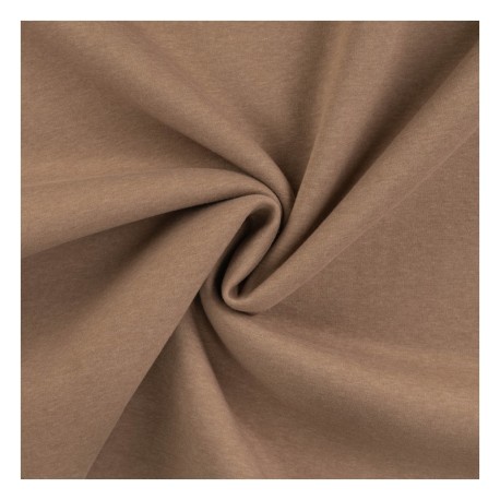 Coupon 3m Tissu Jogging Lourd Taupe Chine