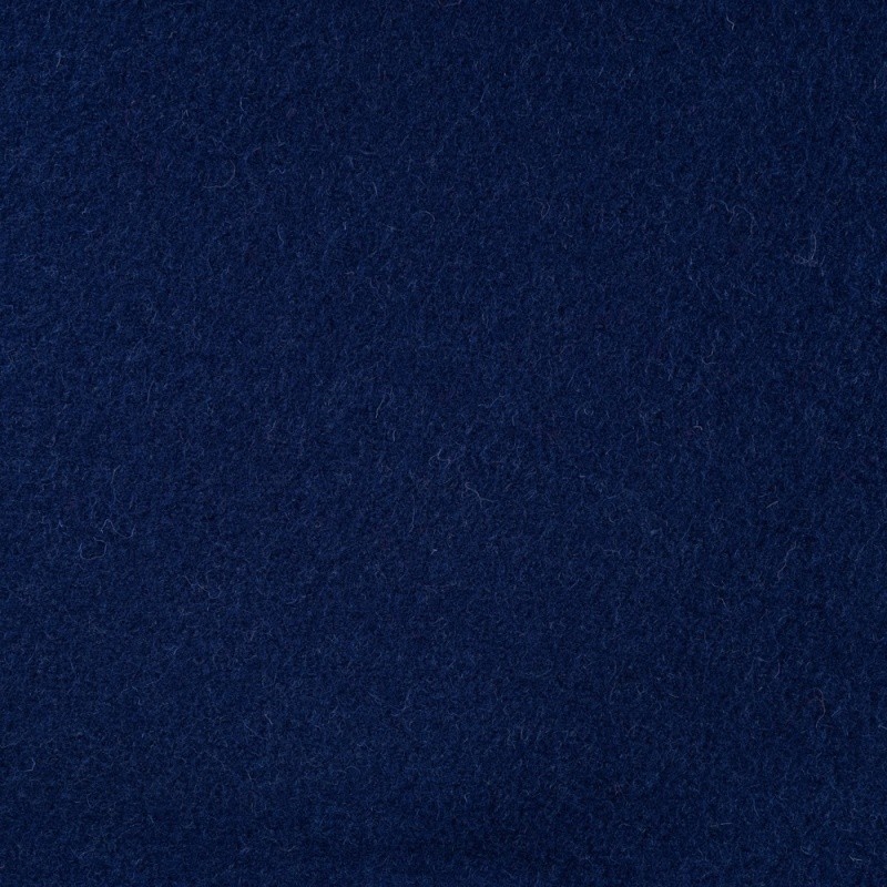 Coupon 3m Tissu Laine Bouillie Unie Coloris Jeans
