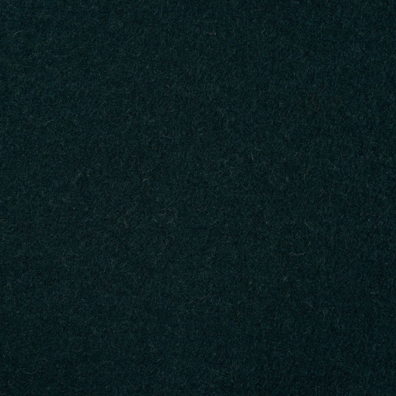 Coupon 3m Tissu Laine Bouillie Unie Vert Bouteille