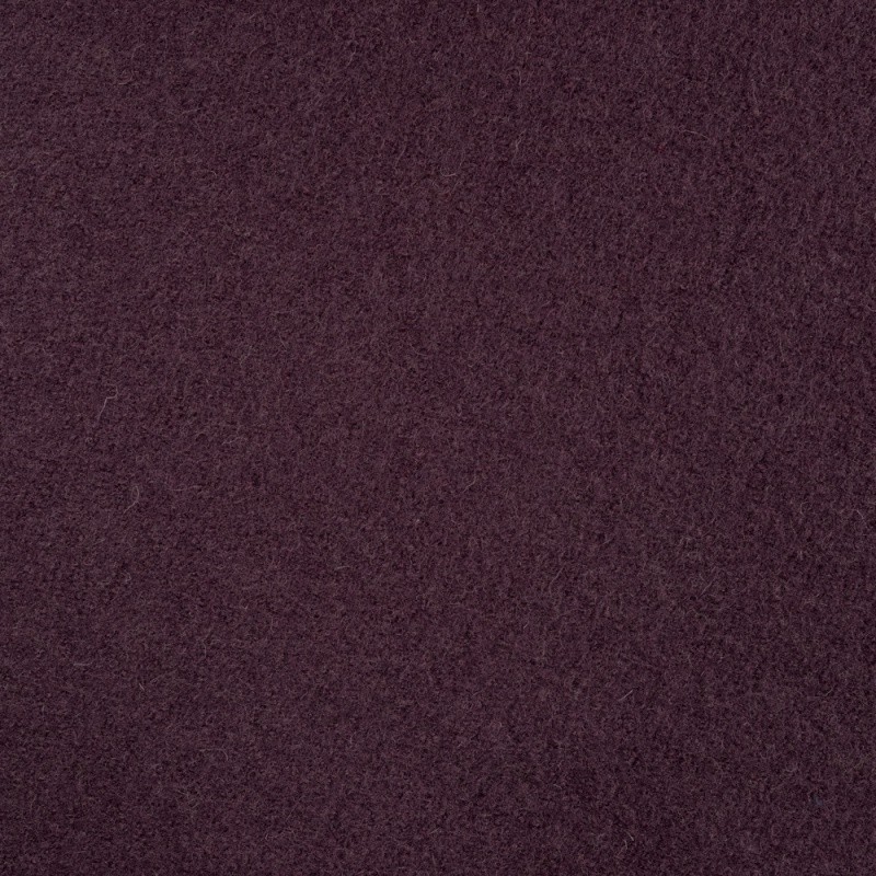 Coupon 3m Tissu Laine Bouillie Unie Mauve
