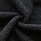 Coupon 3m Tissu Agno Effet Laine Noir 