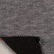 Coupon 3m Tissu Dominga Reversible Noir/Gris