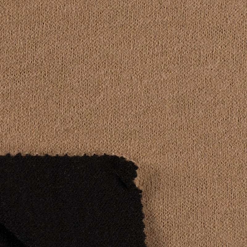 Coupon 3m Tissu Dominga Reversible Camel noir