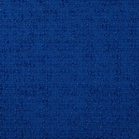 Coupon 3m Tissu Boucle Tailleur Jenna Bleu Roi