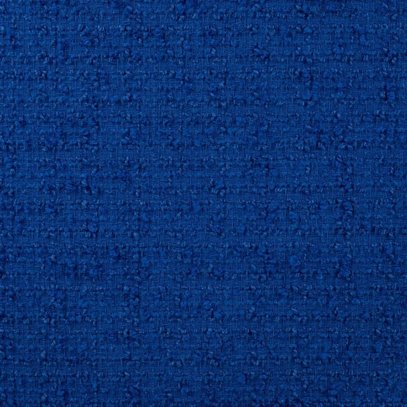 Coupon 3m Tissu Boucle Tailleur Jenna Bleu Roi