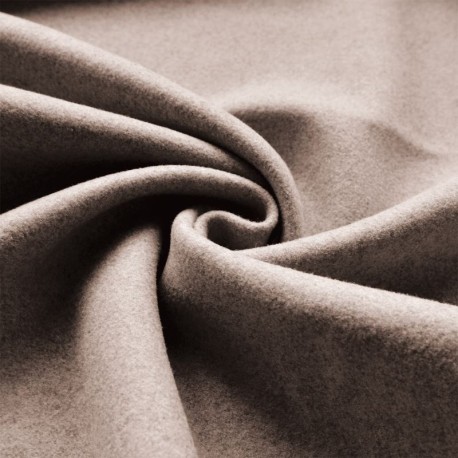 Coupon 3m Tissu Alpaga Flanelle Uni Lin
