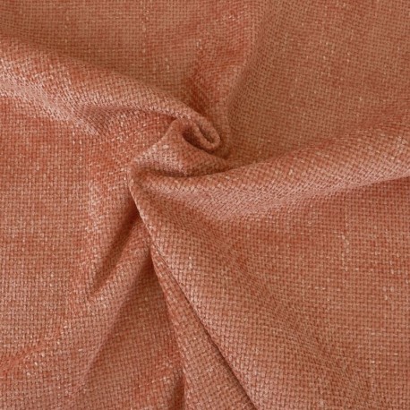 Coupon 3m Tissu Cannage Aspect Laineux Saumon