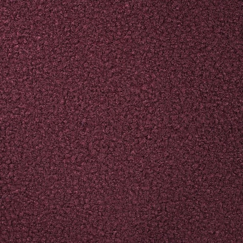 Coupon 3m Tissu Boucle Maxi Bordeaux 