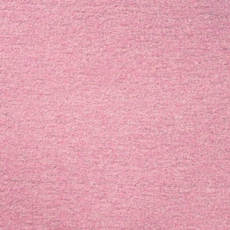 Coupon 3m Tissu Laine Bouillie Rose