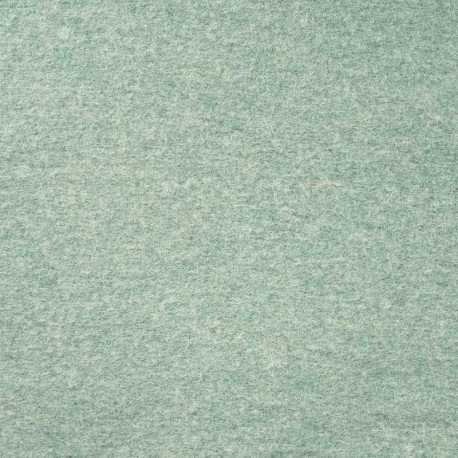 Coupon 3m Tissu Laine Bouillie Menthe 