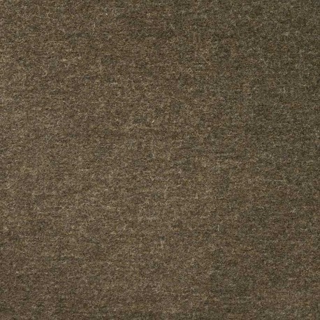 Coupon 3m Tissu Laine Bouillie Marron Foncé