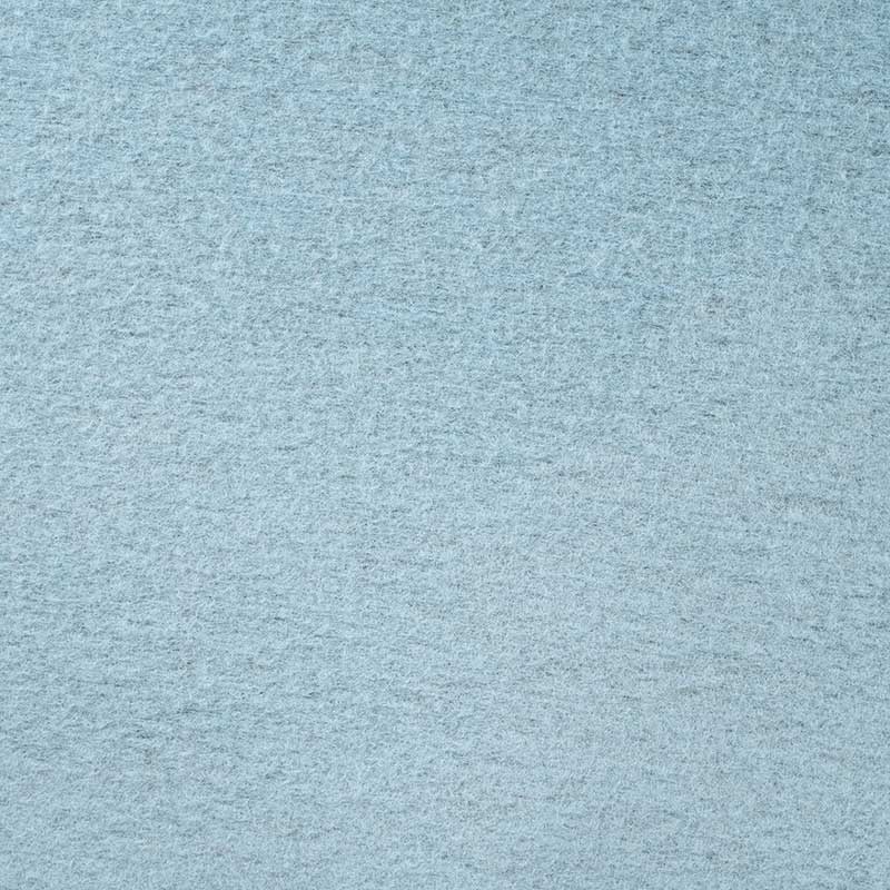 Coupon 3m Tissu Laine Bouillie Bleu Ciel 