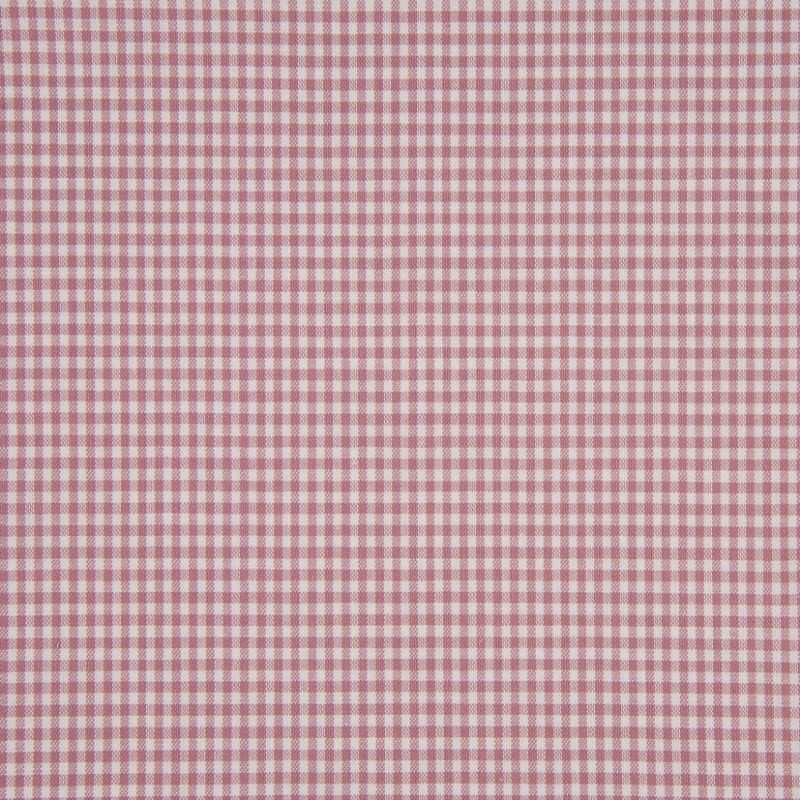 Coupon 3m Tissu Petit Vichy 2mm Vieux Rose