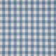 Coupon 3m Tissu Grand Vichy 10mm Bleu