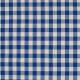 Coupon 3m Tissu Grand Vichy 10mm Royal