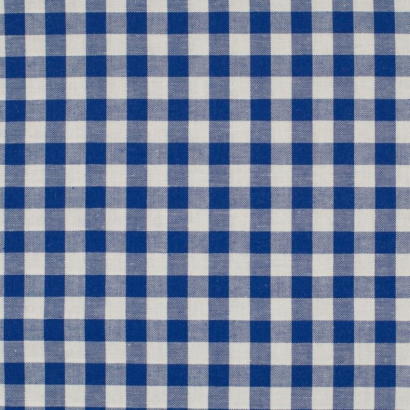 Coupon 3m Tissu Grand Vichy 10mm Royal