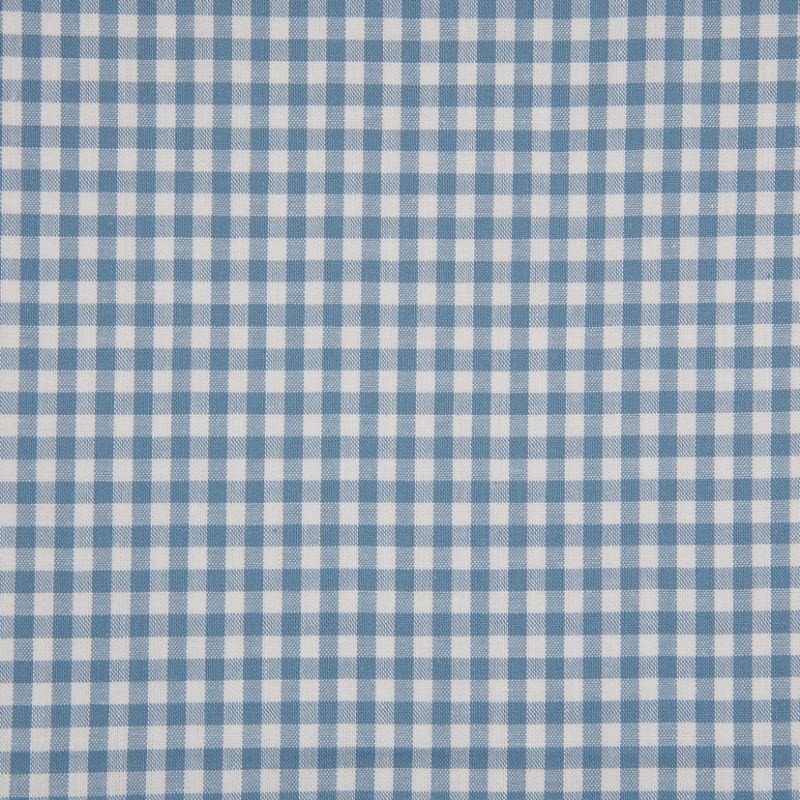 Coupon 3m Tissu Moyen Vichy 5mm Bleu