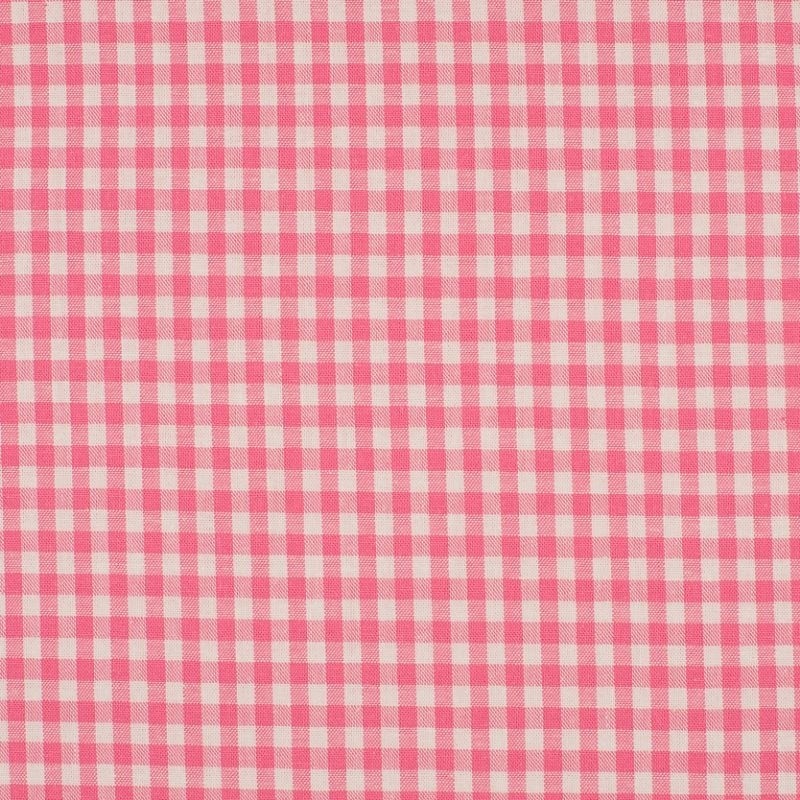 Coupon 3m Tissu Moyen Vichy 5mm Rose