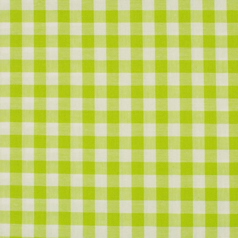 Coupon 3m Tissu Grand Vichy 10mm Anis