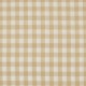 Coupon 3m Tissu Grand Vichy 10mm Sable