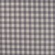 Coupon 3m Tissu Grand Vichy 10mm Gris