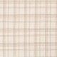 Coupon 3m Tissu Aspect Lin Imprimé Blanc Cassé