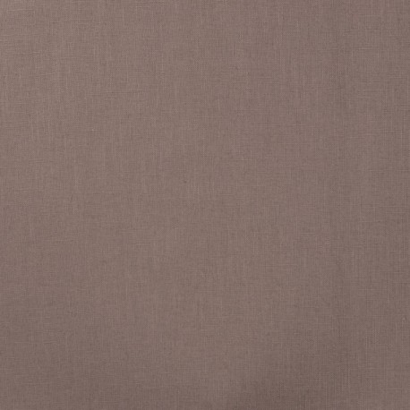 Coupon 3m Tissu Lin Uni Fabrizio Prune