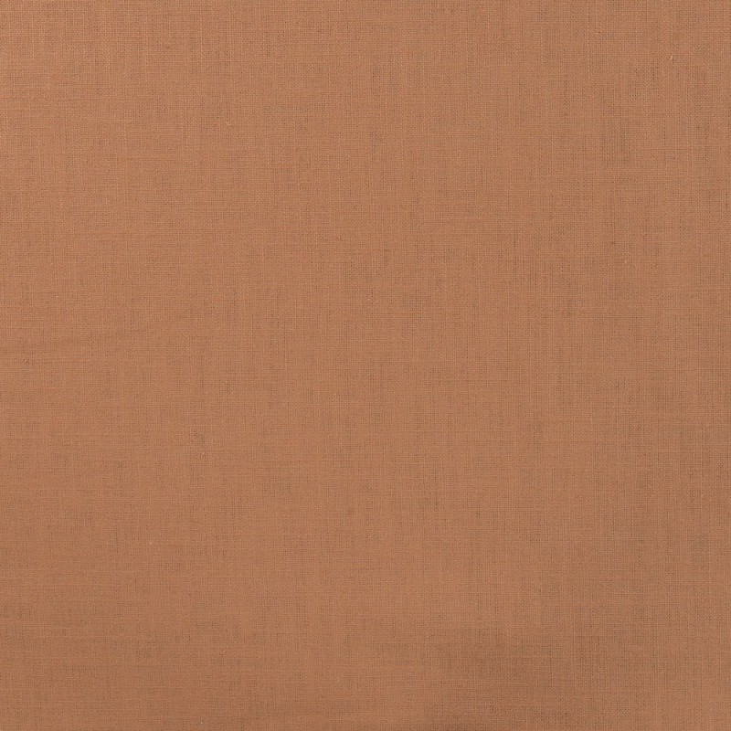 Coupon 3m Tissu Lin Uni Fabrizio Havane