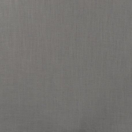 Coupon 3m Tissu Lin Uni Fabrizio Gris
