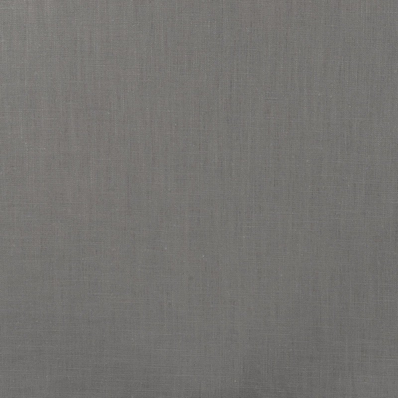 Coupon 3m Tissu Lin Uni Fabrizio Gris