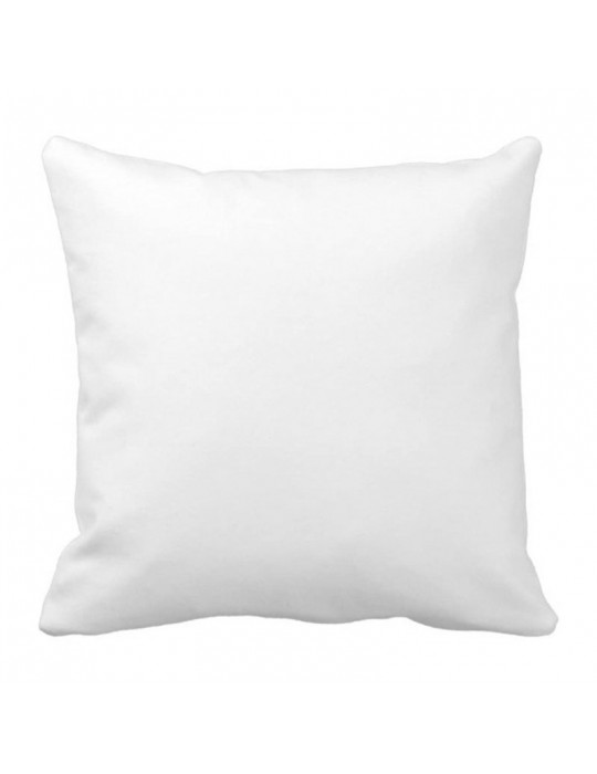 Oreiller coton confortable et protecteur 60 x 60 cm blanc