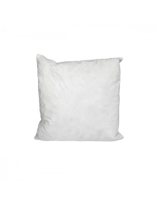 Coussin coton plume 40 x 40 cm blanc