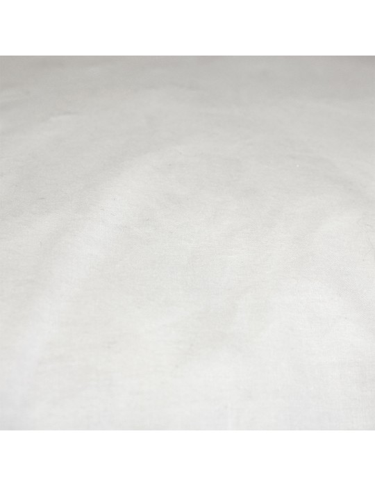 Coussin coton plume 40 x 40 cm blanc