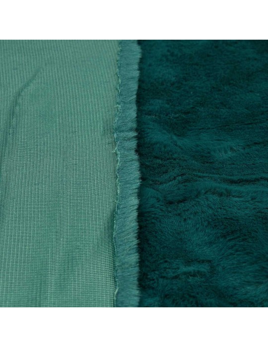 Fourrure synthétique polyester vert