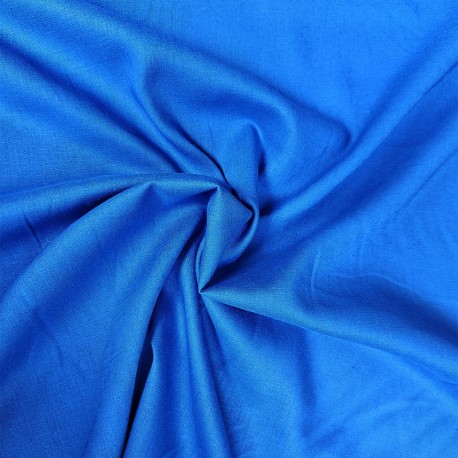 Coupon 3m Tissu Viscose Lin Marciano Royal 